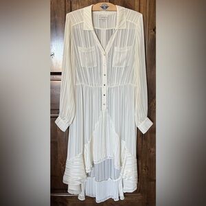 GUESS Striped Shirt Dress